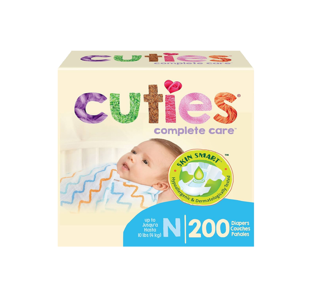 Cuties Complete Care Newborn Diapers