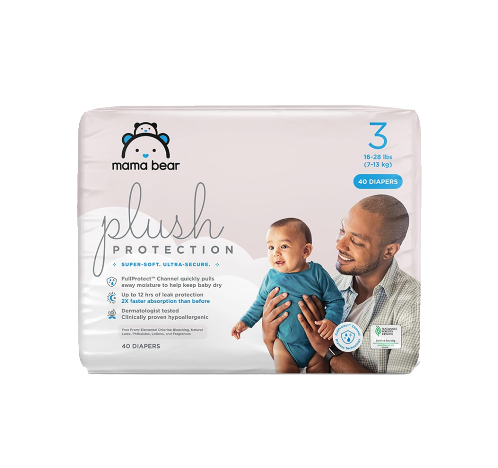 Mama Bear Plush Protection Diapers