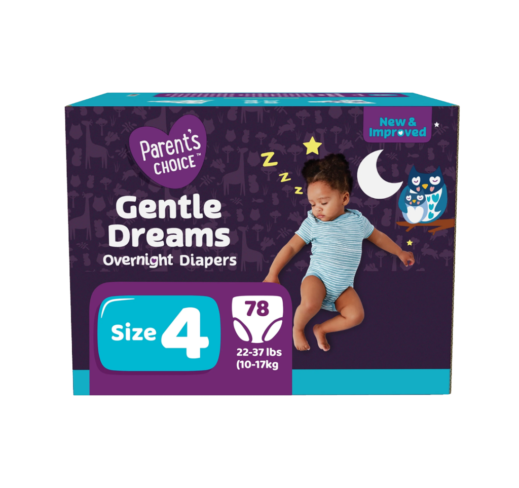 Parent’s Choice Gentle Dreams Overnight Diapers