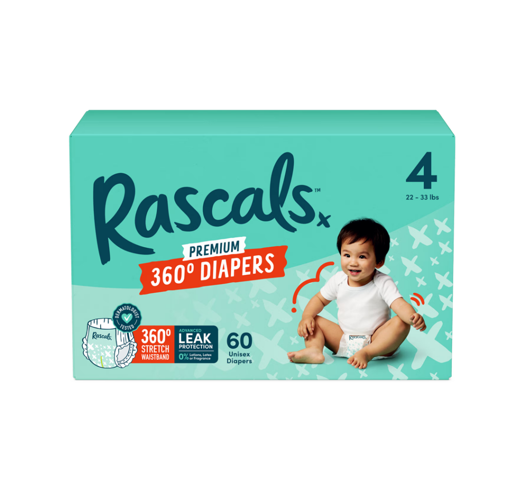 Rascals Premium 360° Diapers